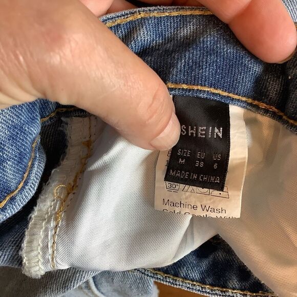 Shein Patchwork Boho Jeans 👖🌻🌺🌸 - Picture 7 of 7